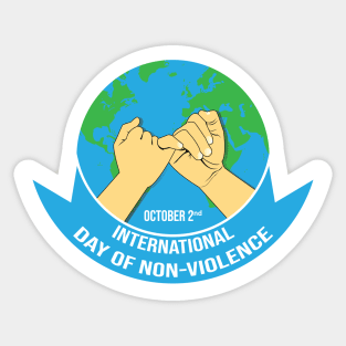 International day of non violence Sticker